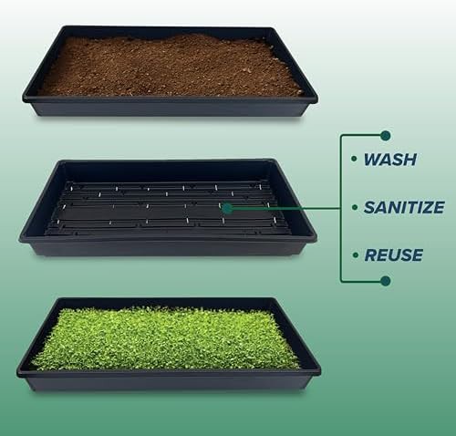 Ten pack seed starter trays with holes — photo 4