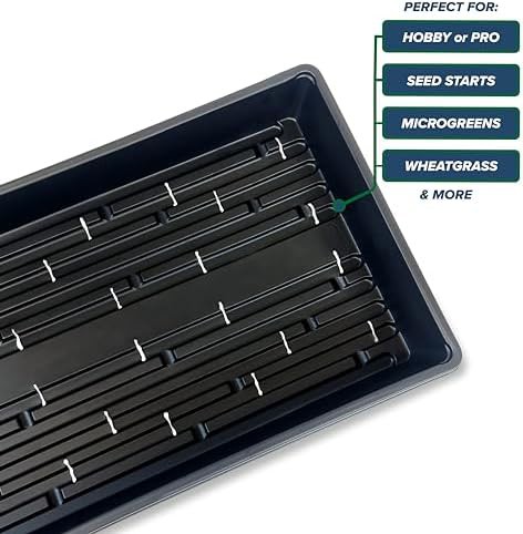 Ten pack seed starter trays with holes — photo 5