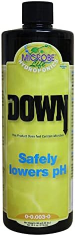 Liquid pH down control and buffer