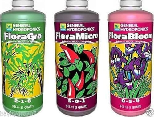 Quart size three part nutrient series
