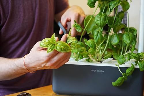 Grey indoor smart garden with grow light — photo 4