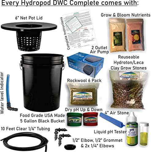 Five gallon deep water culture bucket kit — photo 4