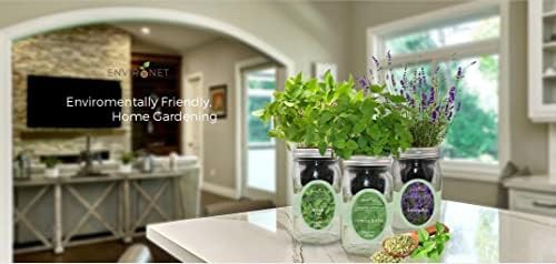 Basil parsley and oregano jar set — photo 3