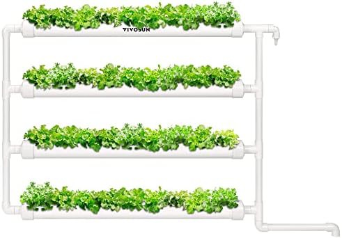 Wall mounted 36 site hydroponic system
