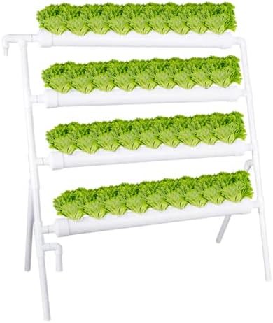 Thirty six site PVC hydroponic system