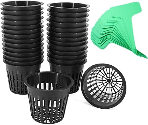 Three inch heavy duty net pots thirty pack