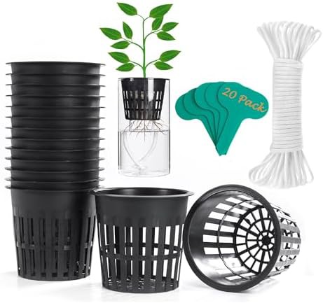 Four inch large mesh baskets twenty pack