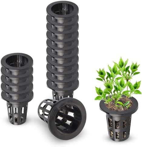 Small black mesh net cups