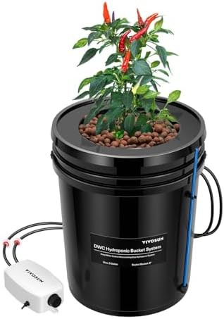 Single bucket DWC with top drip