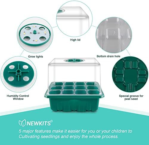 Twelve cell seed starter tray with dome — photo 5