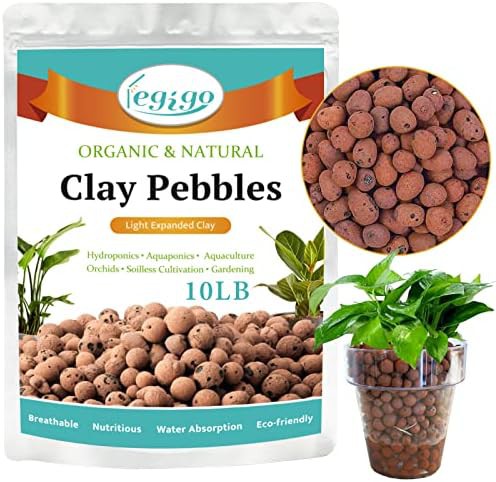 Ten pound bag of leca clay pebbles