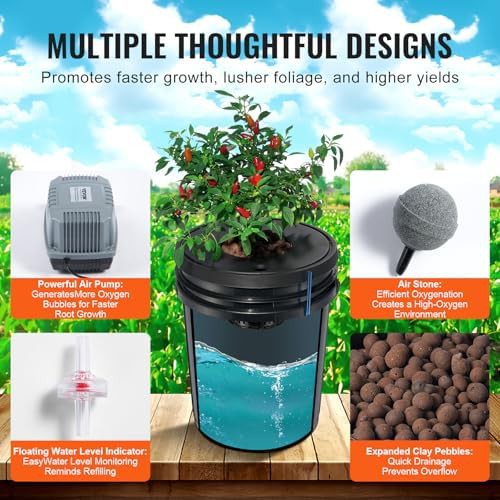 Eight bucket deep water culture system — photo 3