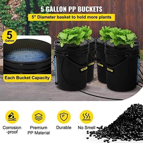 Four bucket deep water culture growing kit — photo 3