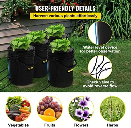 Four bucket deep water culture growing kit — photo 5