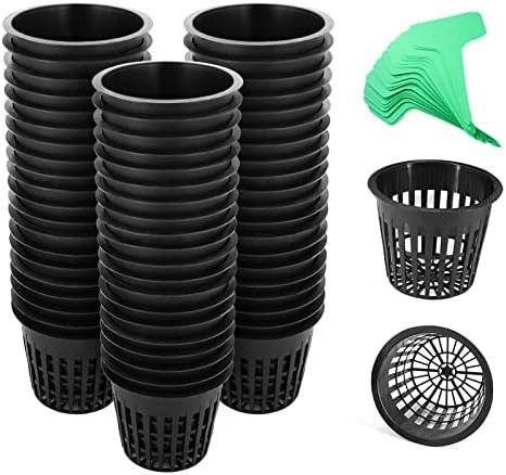 Three inch mesh net pots thirty pack