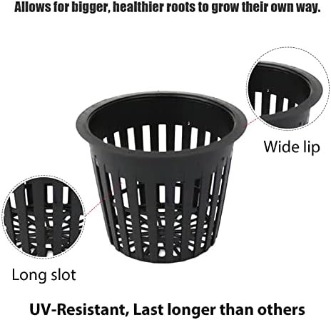 Three inch mesh net pots thirty pack — photo 3