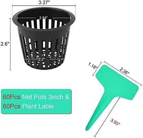Three inch mesh net pots thirty pack — photo 4