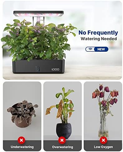 Smart indoor herb garden with quiet pump — photo 3