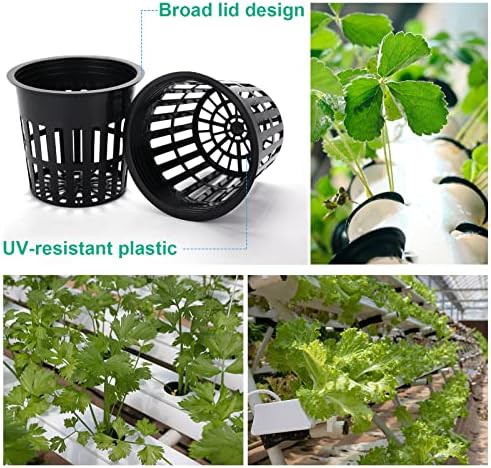 Four inch wide hydroponic net pots twenty pack — photo 3