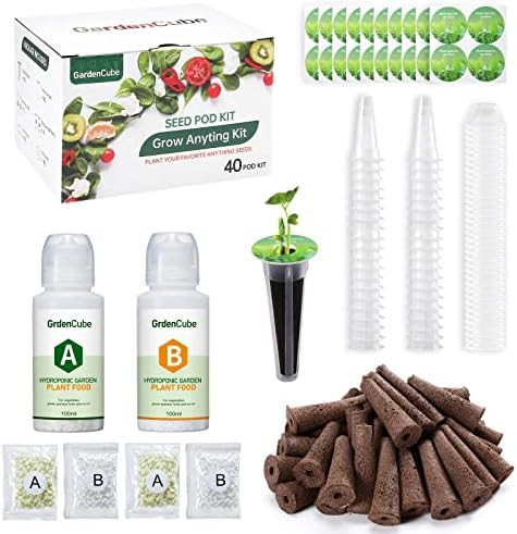 Grow pods and nutrients 166 piece set
