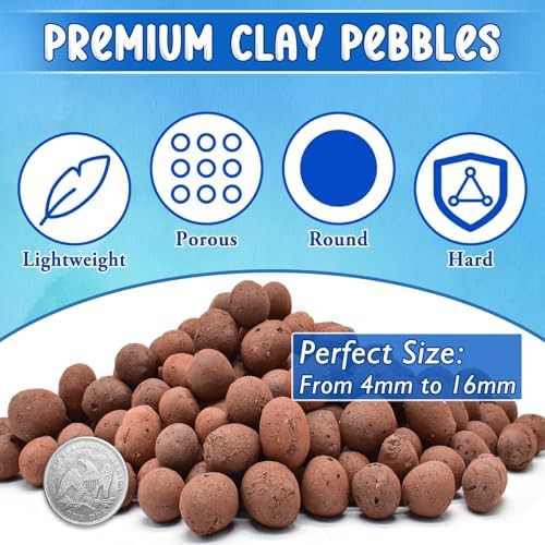 Organic leca clay pebbles five pound bag — photo 3