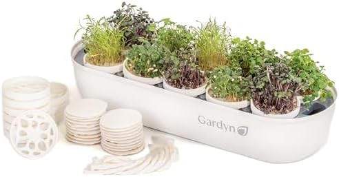 Indoor herb and microgreens growing kit