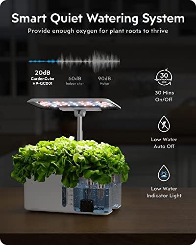 White eight pod indoor herb garden — photo 3
