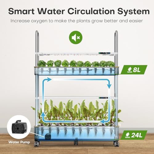 Sixty pod vertical hydroponic tower with led — photo 4