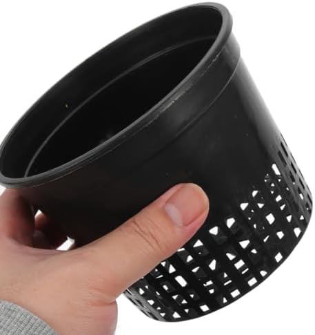 Black slotted mesh net cups 10 pack — photo 5