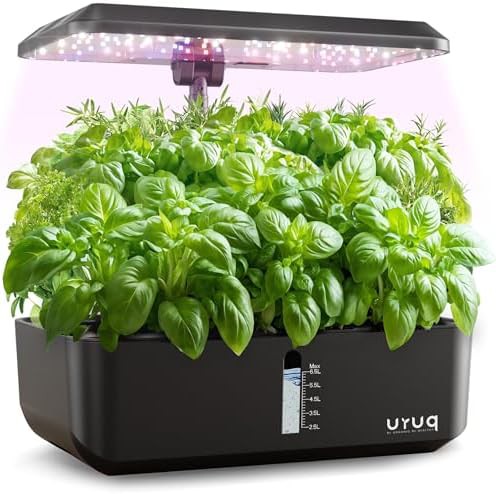 Standard black twelve pod hydroponic unit