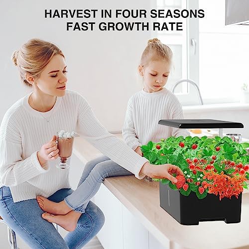 Black eighteen pod indoor gardening system — photo 4