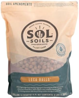 One gallon bag of natural clay pebbles