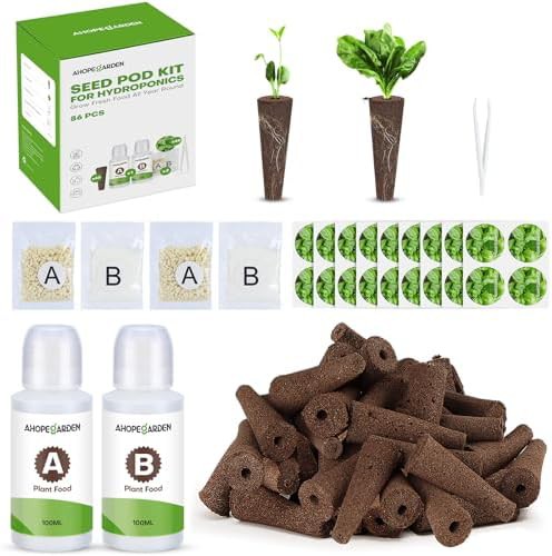 Eighty six piece herb kit with nutrients