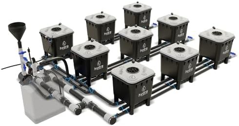 Professional nine bucket deep water culture system