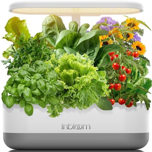 White twelve pod propagation system with pump