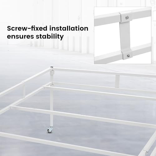 Rolling steel flood table tray stand in white — photo 4