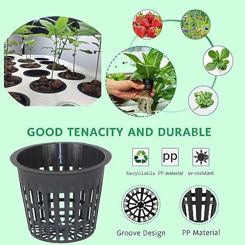 Three inch heavy duty mesh net pots — photo 3
