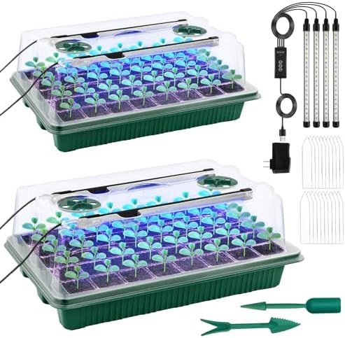 Eighty cell white seed starter kit