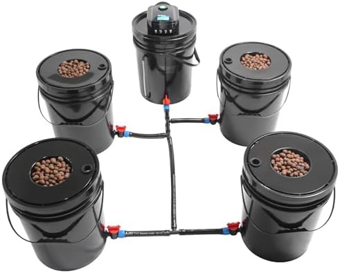 Five bucket deep water culture system — photo 4