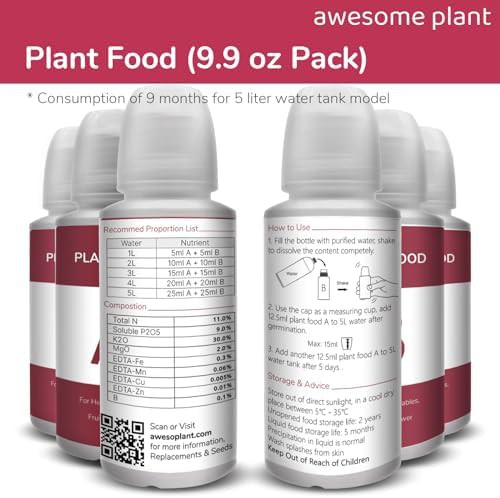 Six pack of liquid hydroponic plant food — photo 3