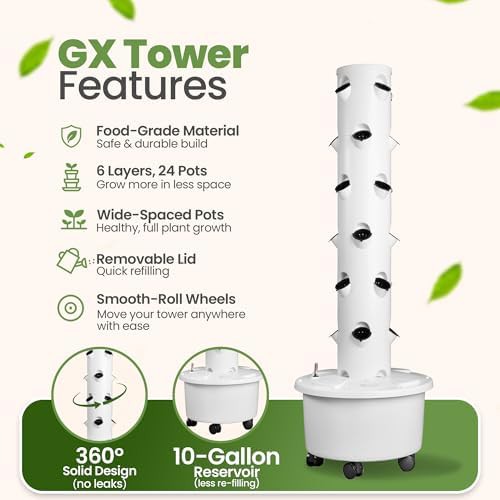 Vertical hydroponic tower without light kit — photo 4
