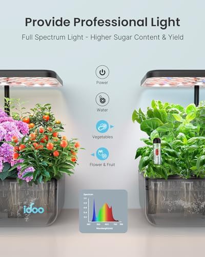 Twelve pod indoor garden with LED light — photo 4