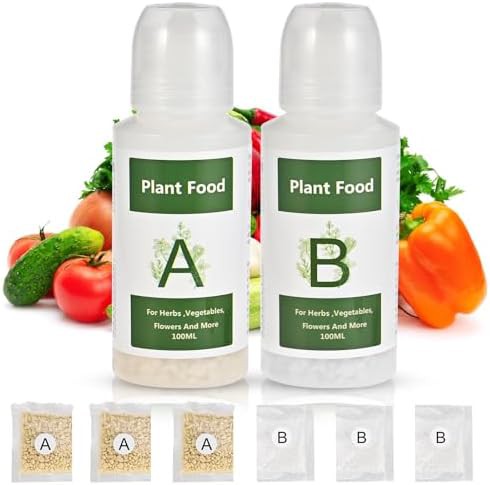 Two part hydroponic nutrients eight hundred milliliters