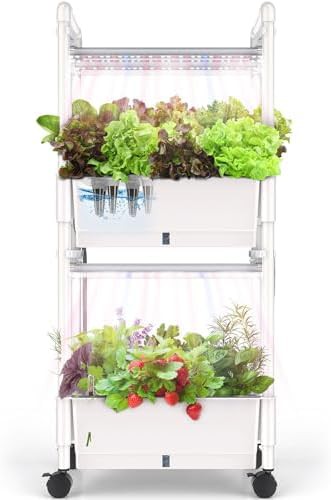 Indoor herb garden with 28 plant pods