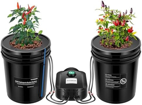 Two bucket deep water culture drip system