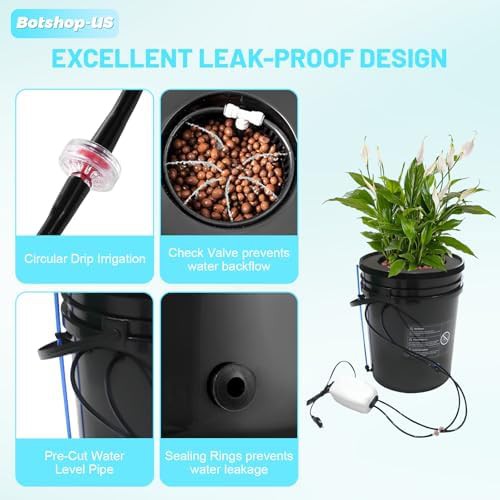 Five gallon deep water culture drip system — photo 4