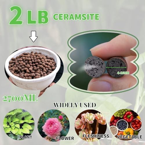 Natural organic clay pebbles two pound bag — photo 4