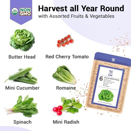 Salad seed pod kit with eight varieties — photo 3