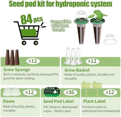 Eighty four piece hydroponic pod refill — photo 3