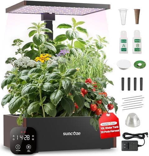 Smart twenty pod herb garden with adjustable height